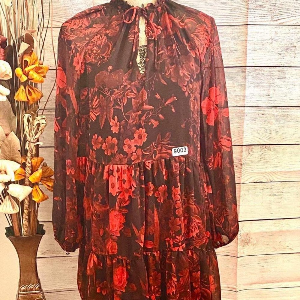 H&M CHIFFON DRESS - Picture 1 of 3